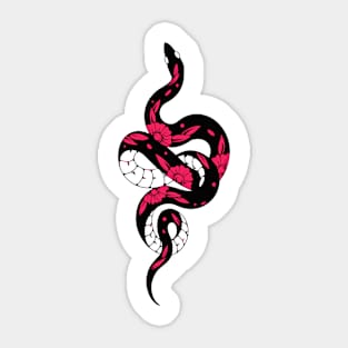 Flower snake 1 Sticker